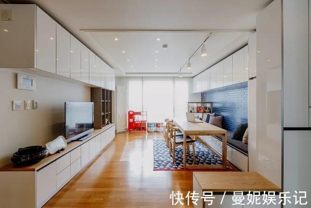 卡座|同样去客厅化,她却不买沙发坚定打卡座,83㎡比200㎡收纳强