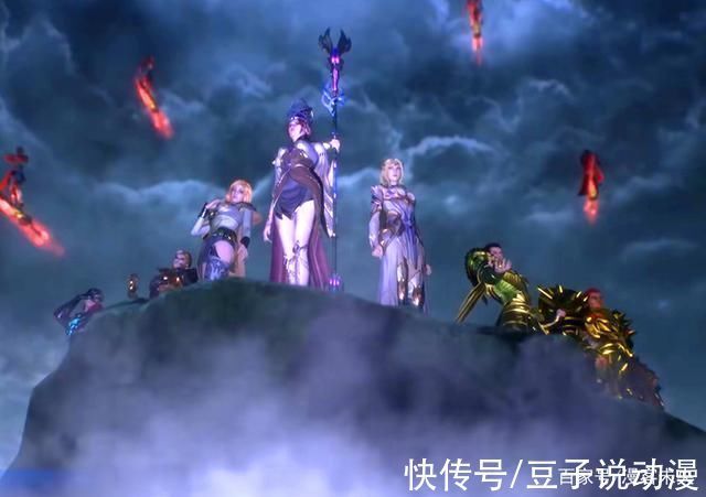 史莱克七怪|斗罗大陆武魂殿三美同框,比比东大长腿太瞩目,小舞玄机步好美