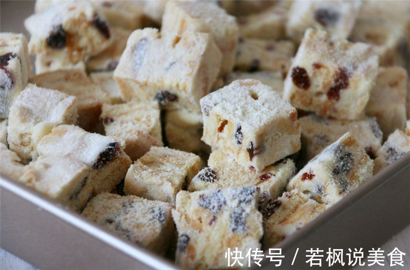 教你在家做雪花酥,甜香奶味足,不用烤箱也能做