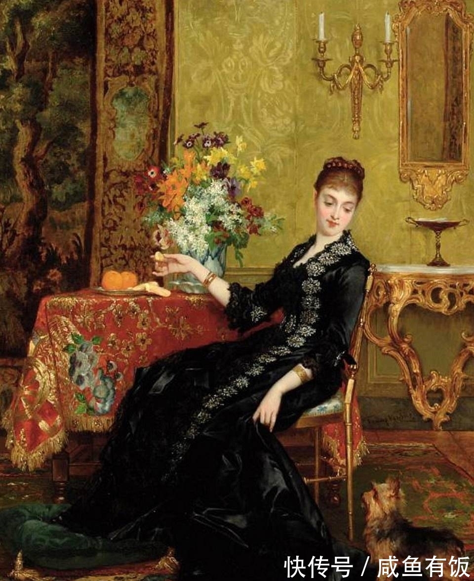 画家|比利时画家弗兰斯.维哈斯Frans Verhas油画人物作品鉴赏