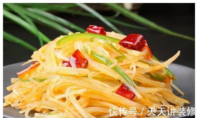 醋溜土豆丝|炒土豆丝，什么时候放醋是关键，很多人搞错，难怪土豆不脆还粘锅