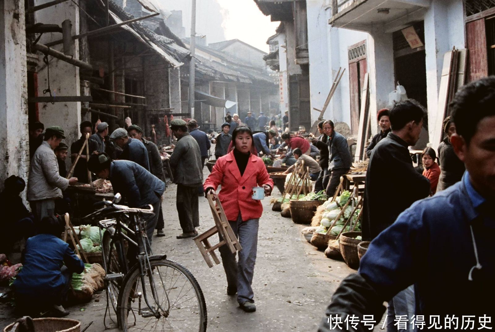 昆明|老照片 1985年的云南昆明 充满了人间烟火气