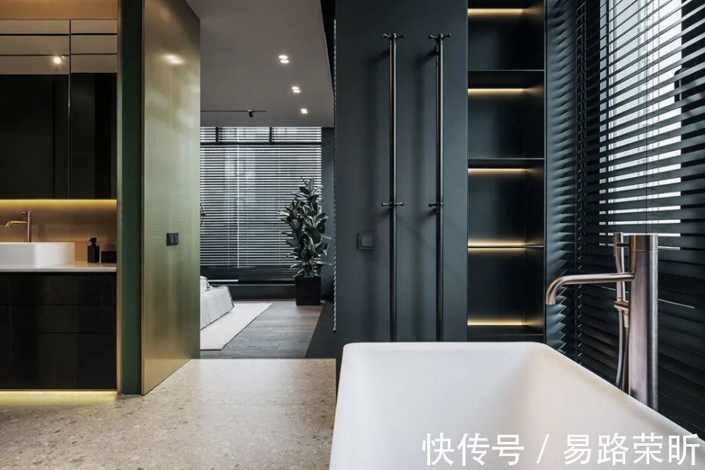 卫浴|现代极简风，运用好黑色元素可以打造一个“刚柔并济”的家！