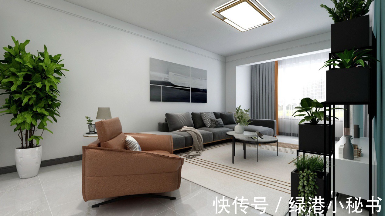 案例|装修案例欣赏：126平简约风格设计，追求简约的时尚！