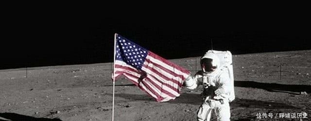 月球 阿波罗登月50年,宇航员插在月球上的美国国旗,如今已面目全非