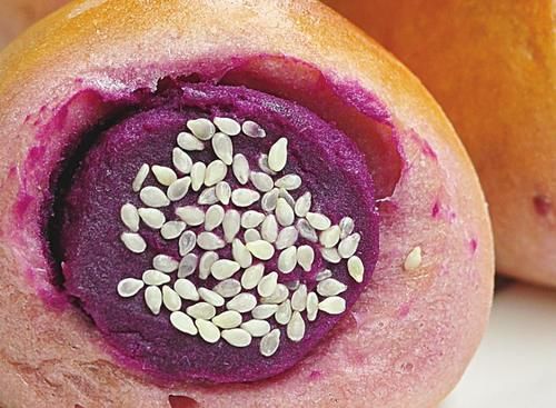 香甜|紫薯别再蒸着吃了,换种做法好吃还漂亮,香甜松软,做早餐很不错