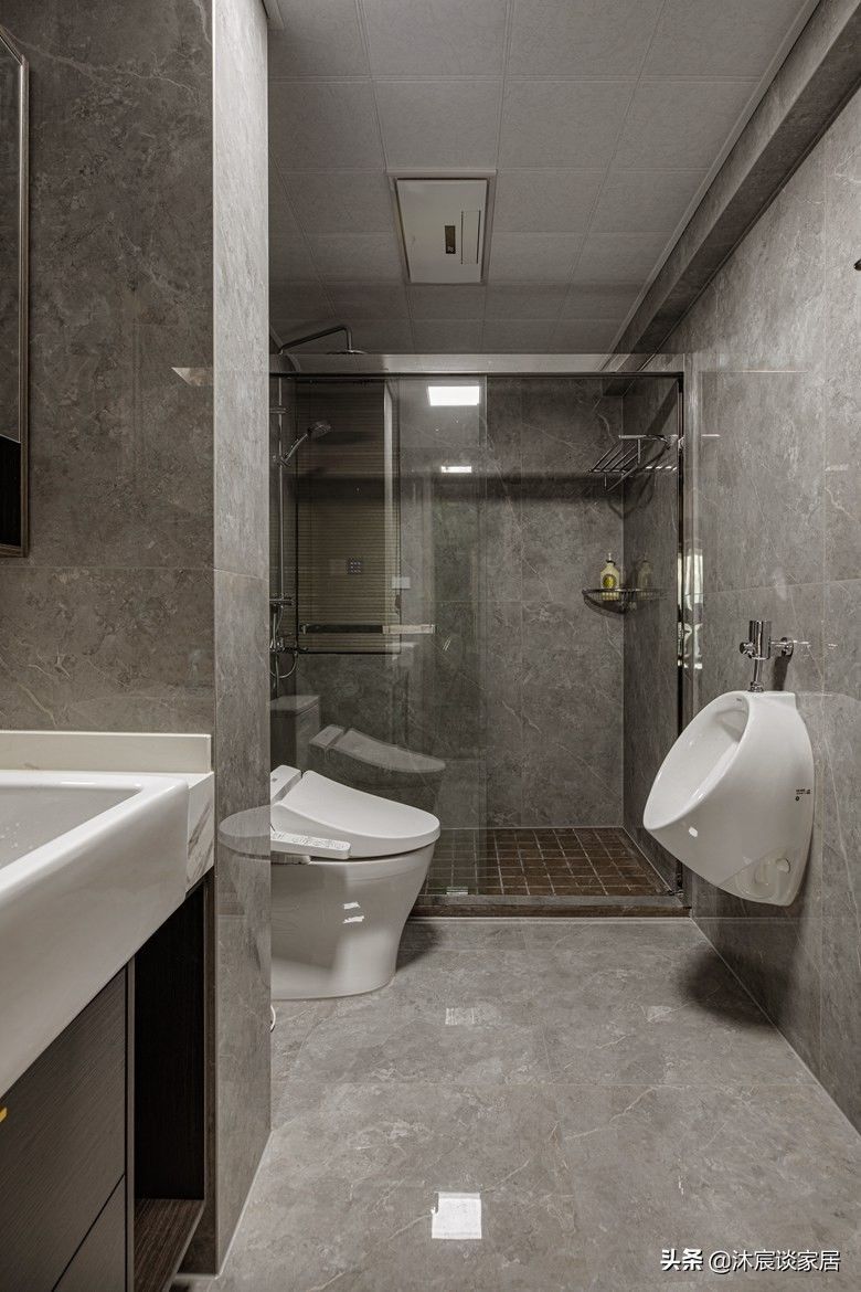 轻奢风|若再装修，我就选现代轻奢风，灰色瓷砖通铺在室内，真是高级大气