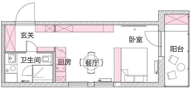 收纳|独居6年买套29㎡房子住，她拼命断舍离，坚持去客厅化，太牛了