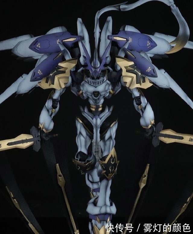 巴耶力|《数码宝贝》红莲骑士兽混搭巴耶力高达模型改造“巴耶力公爵兽”!