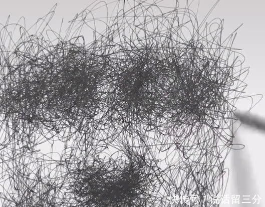 圆珠笔$艺术家用圆珠笔作画,看似乱作一团,实际效果却让人肃然起敬