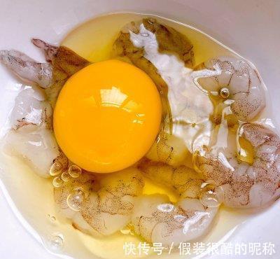 奶油|虾仁厚蛋开放三明治