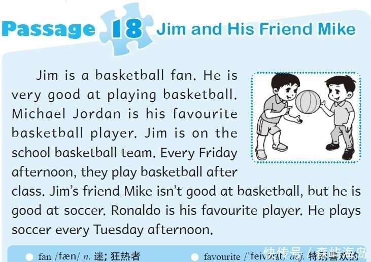  Passage18JimandHisFriendMike|沸腾每日阅读-Passage18JimandHisFriendMike