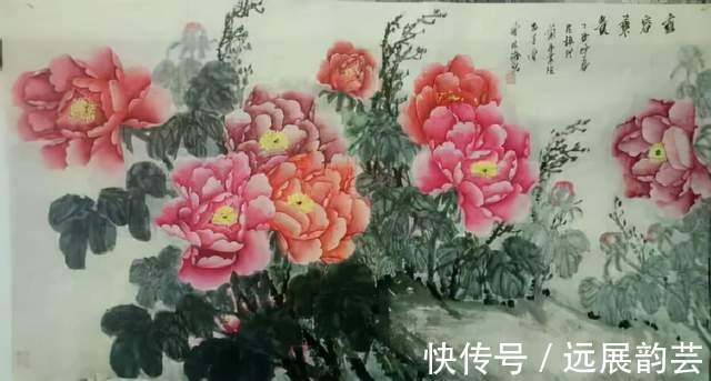 画家#著名画家金晓海“迎元旦”花鸟画作品赏析