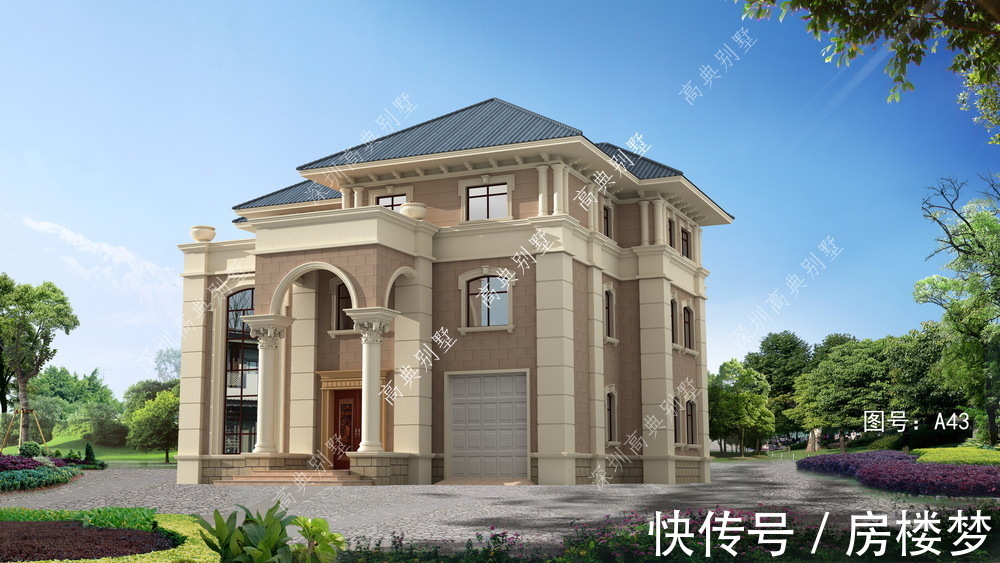 别墅|三层简欧别墅设计,来感受真正的极简风格,一起来看下吧。