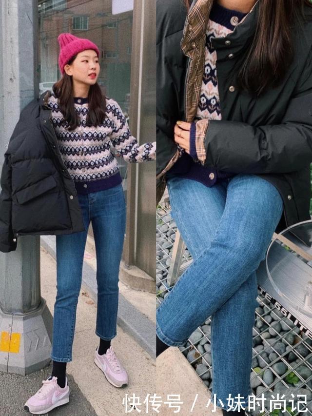 冬季穿衣休闲舒适很重要, 韩系邻家姐姐风了解一下, 亲和力满满