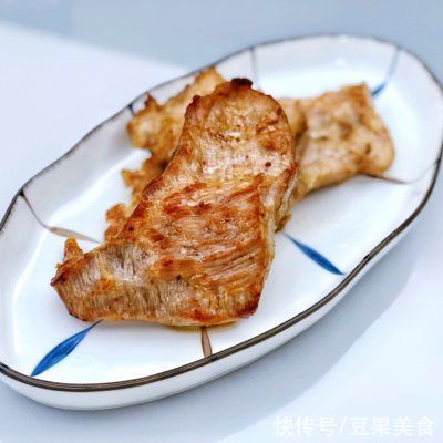 肉片|外焦里嫩蒜香猪颈肉好吃简单又快手