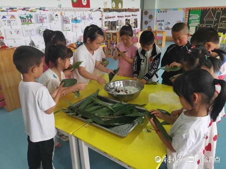 端午|利津县陈庄镇付窝幼儿园端午节系列活动