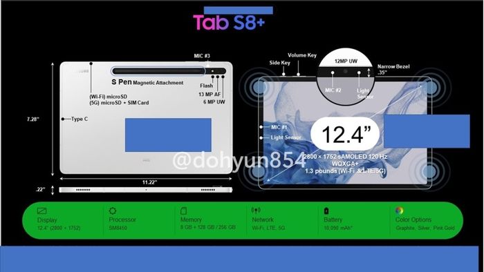T三星发布会在即！这可能是最全的Galaxy Tab S8系列剧透