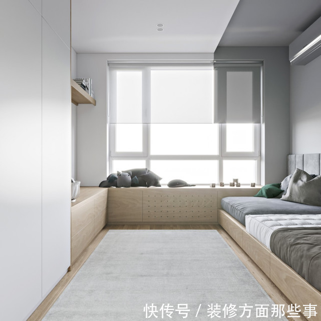 白亮光|120平现代风米三居室,一步一景,细微之处见极