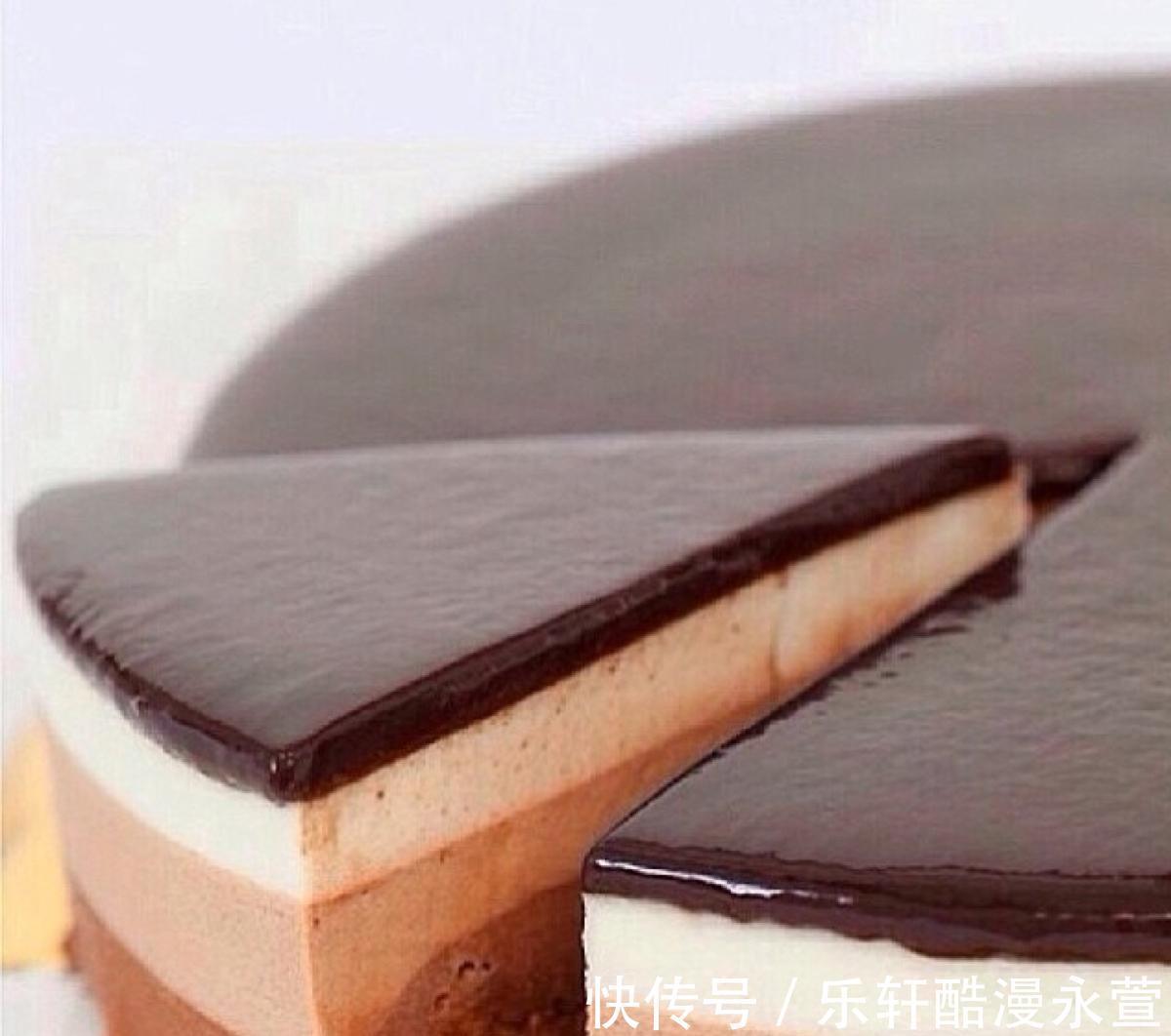 模具|巧克力酸奶慕斯，口感绵密，醇香四溢，入口即化