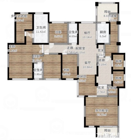 四居室|249平美式复古混搭四居室,既有温馨氛围,又有文化的沉淀