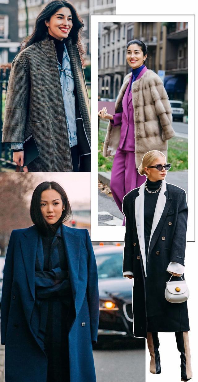 今年终于不流行露脖子了!“烟管领+大衣”才是真洋气!