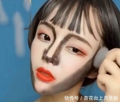 女孩|女孩因为自己的脸大,特意化了美美的妆容,像是刚韩国整容回来