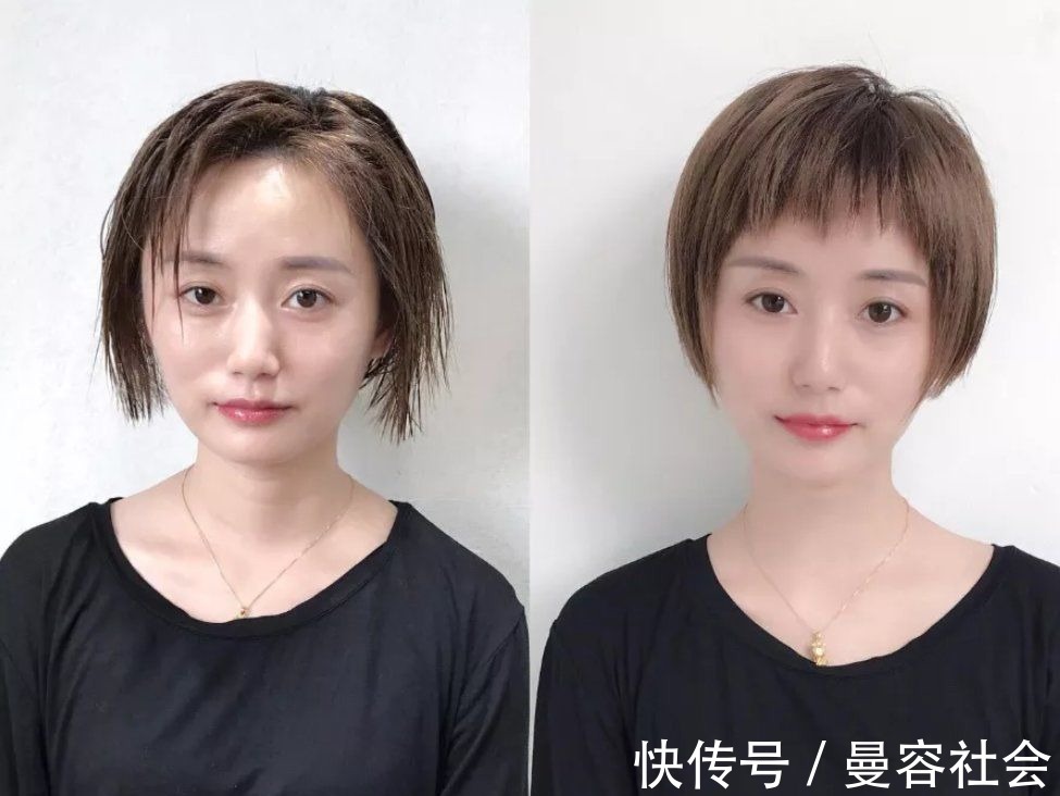 染发 发型这样换,效果就是不一样,美到就像变个人