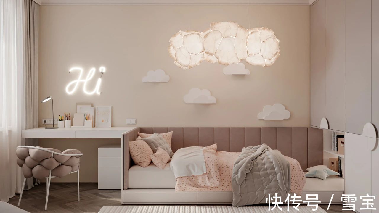 衣柜|定制衣柜十大品牌的儿童房间设计,不仅仅是可爱!