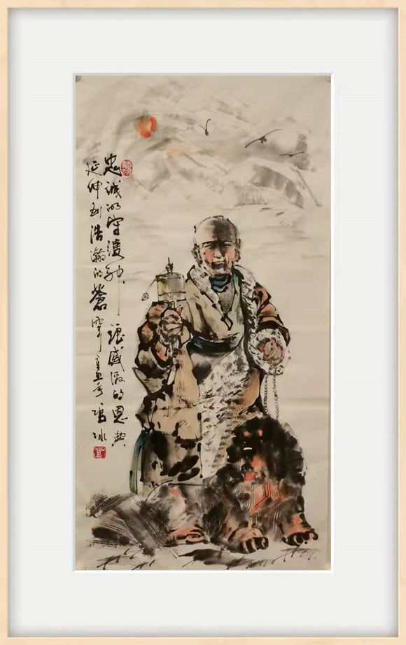 法国美协|中国画獒第一人冯冰书画作品欣赏