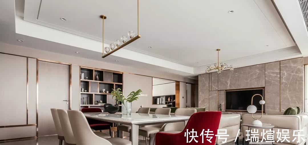 u形|206平轻奢大宅,一进屋就被吸引了每寸空间都散发着优雅气息