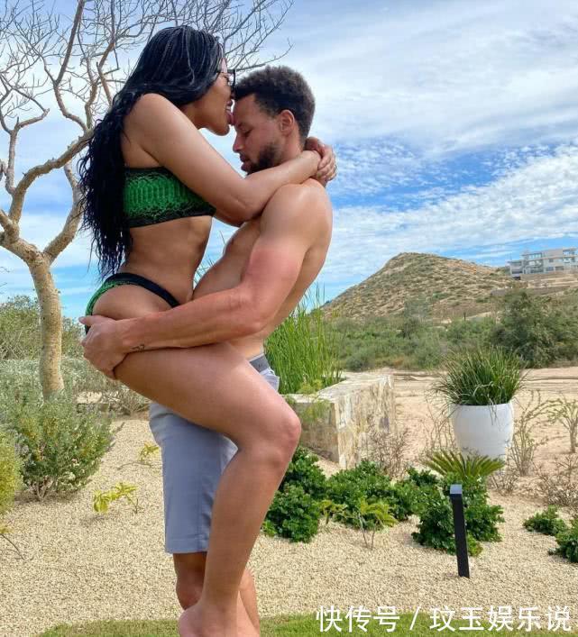 阿耶莎|不参加全明星去秀恩爱,库里两天连晒甜蜜照,与爱妻做高难度动作