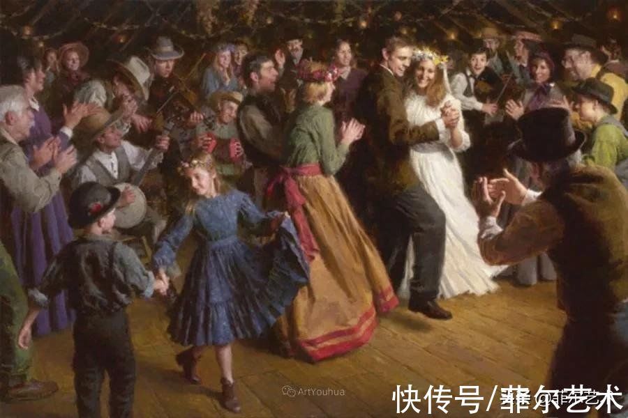 油画#色彩浓郁透明感富有表现力与感染力~画家摩根·威斯特林油画欣赏