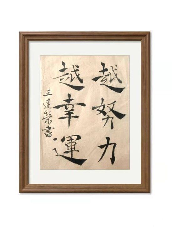 硬笔书法|书法家王建荣——笔酣墨饱 力透纸背