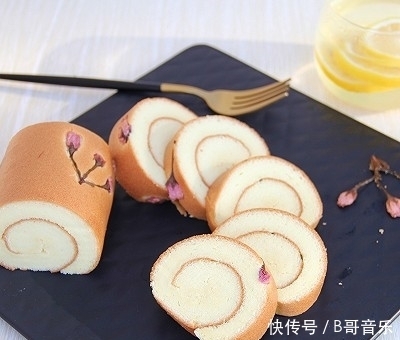 #童年不同样,美食有花样# 樱花蛋糕卷