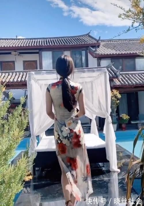 辣妈 背影好看的旗袍辣妈,绽放成熟女人知性