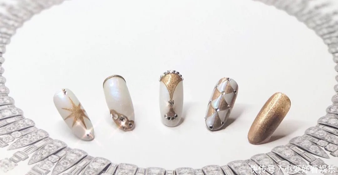 上海宝格丽酒店美甲，明星名媛将珠宝嵌在指尖