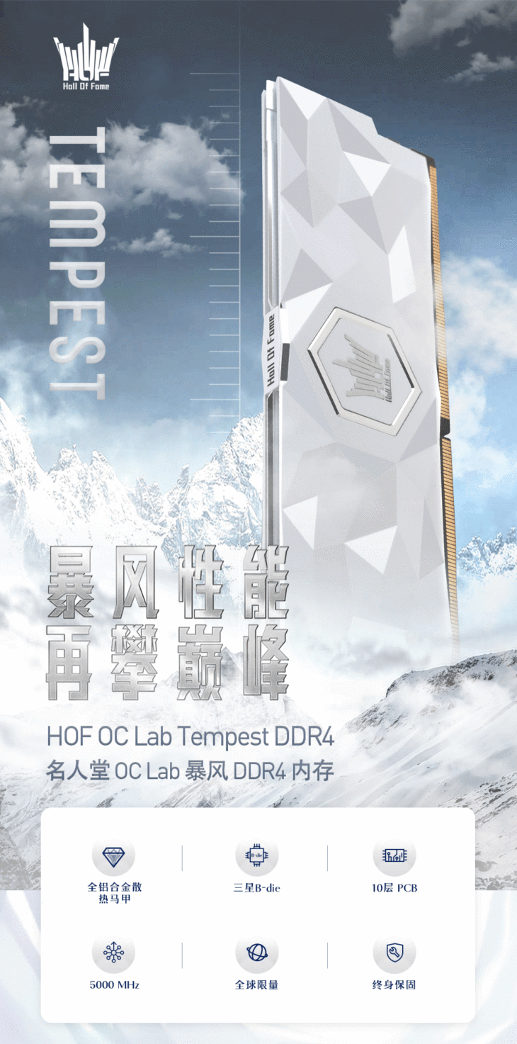 dr一分钟快速了解HOF OC Lab Tempest 内存亮点