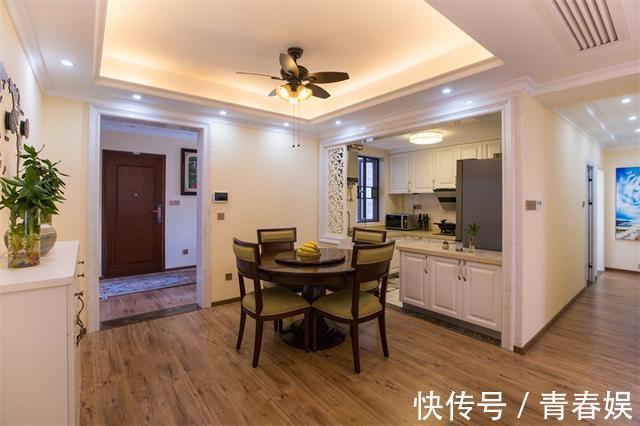 客厅|晒晒小姨家126㎡的新房，没想到一进门就惊艳了，客厅实在漂亮！