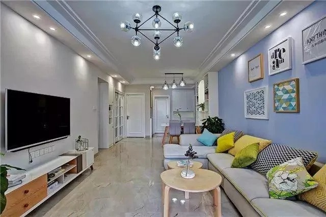 漂亮|朋友装修的房子真漂亮,不愧是学设计的,一个客厅让人百看不腻!