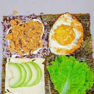糙米|ins折叠紫菜包饭