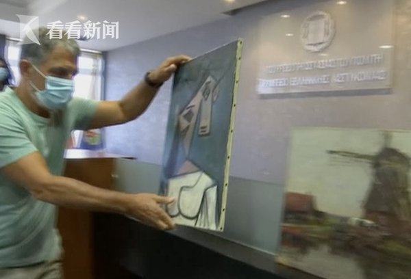 雅典|估值1.3亿！刚追回的毕加索名画当众被摔地上...