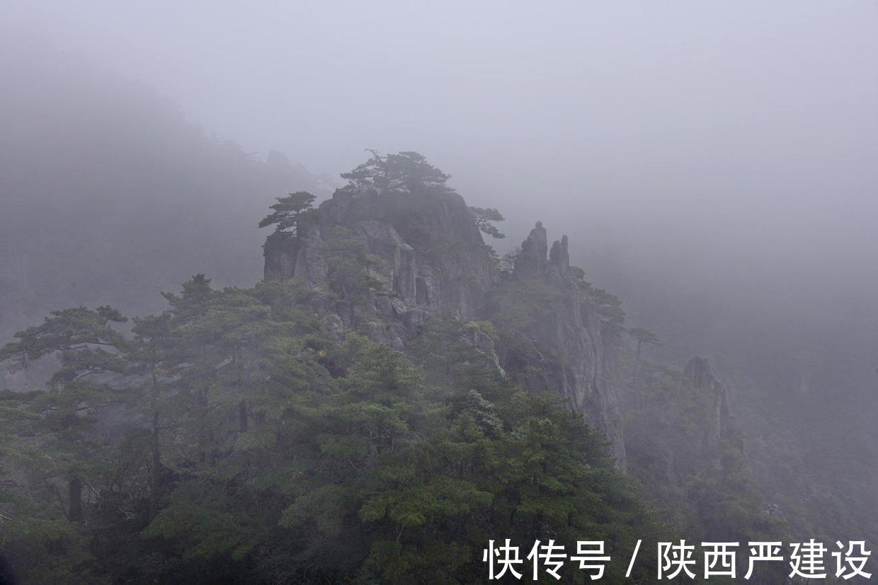 黄山|薄云浓雾游黄山宛若仙境【严建设】