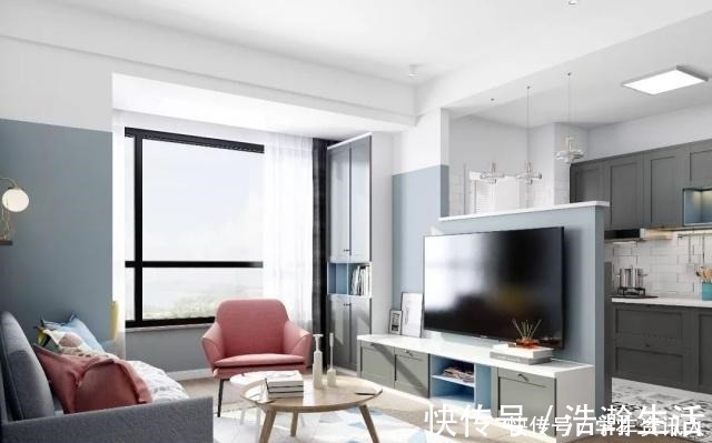 玄关柜|68㎡小户型将一房变两房,给二胎孩子打造出一个独立空间!