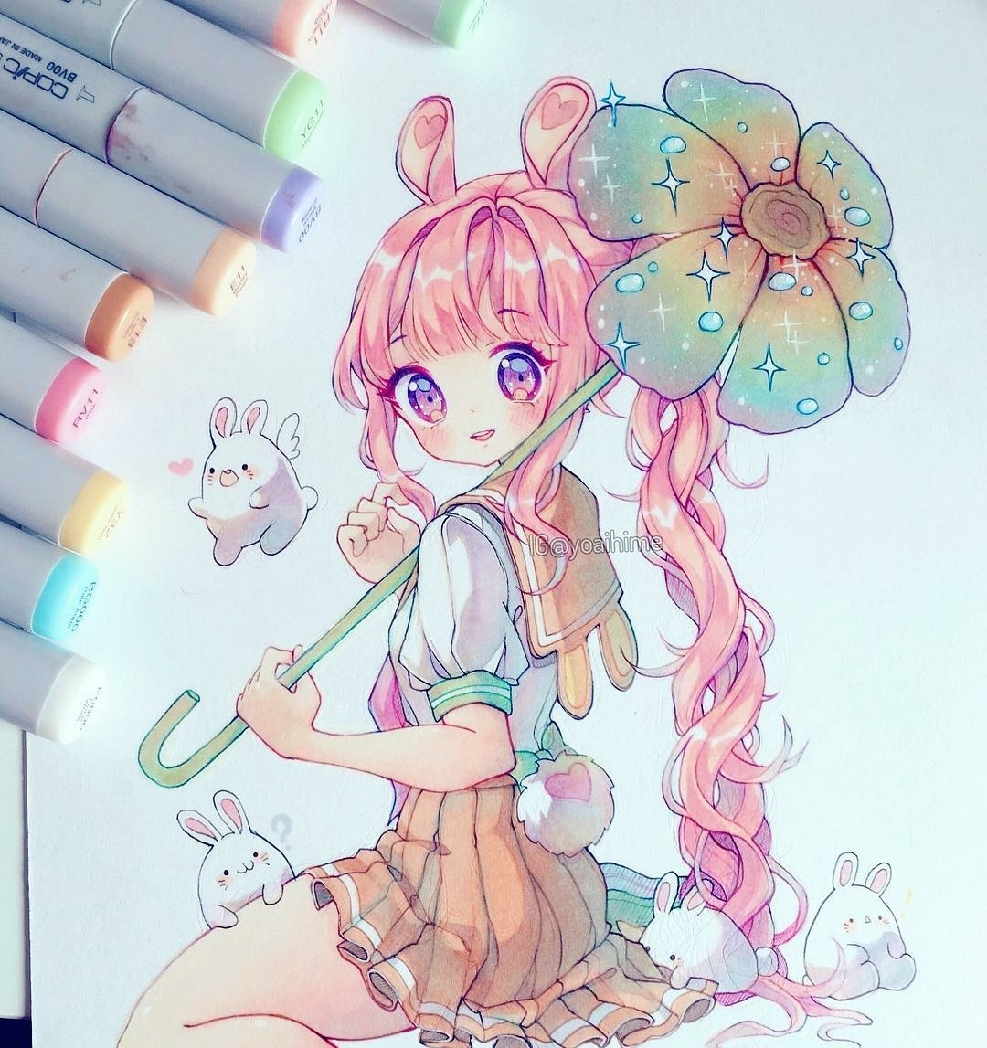 素材|马克笔动漫人物素材资料库,总有一张心仪的!