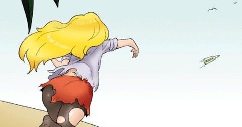 人捡到|搞笑漫画即便是被困荒岛，美女也是有特权的