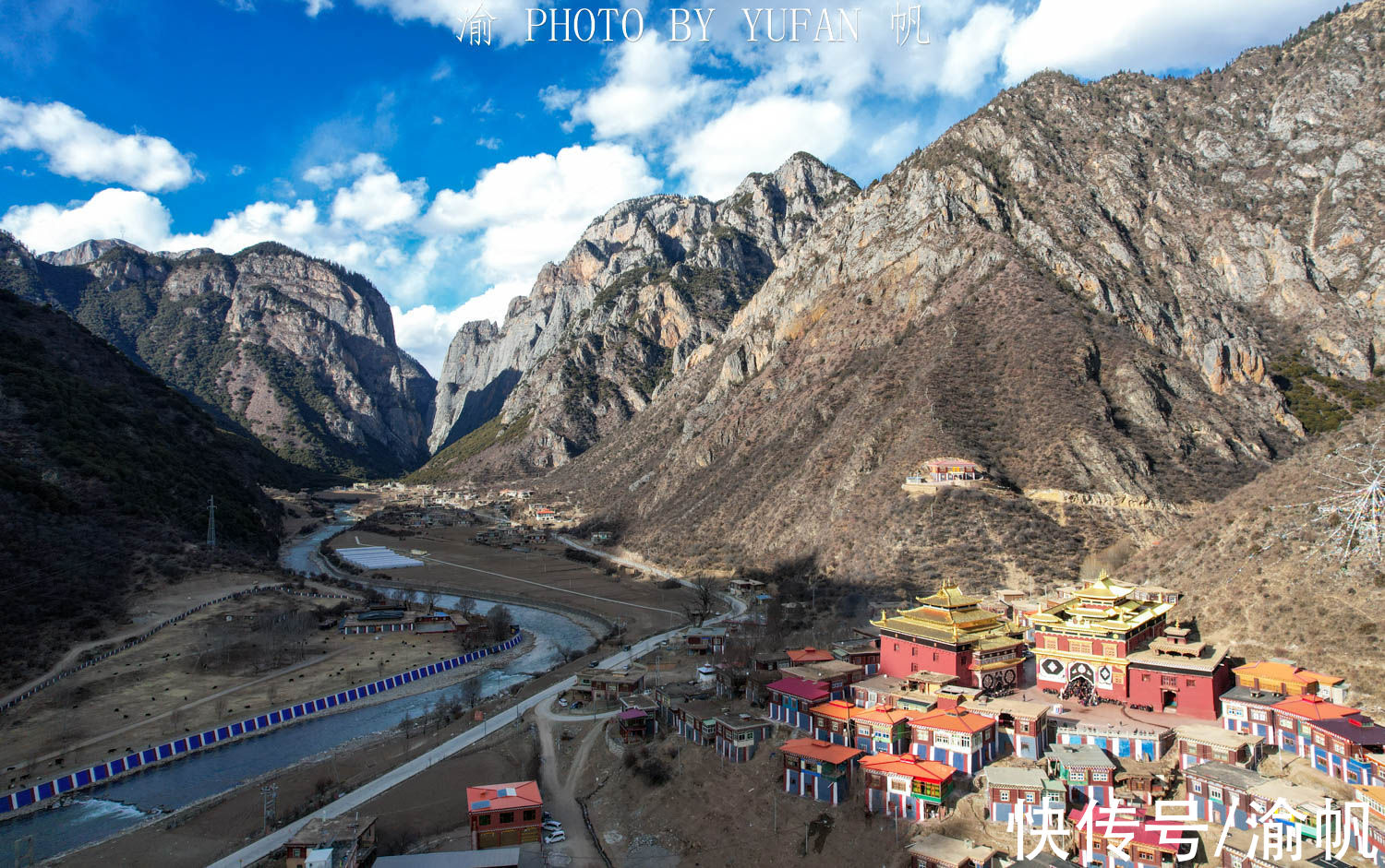 景美人|藏在西藏大山里的吉荣大峡谷，两边都是4000米高山，比三峡还险
