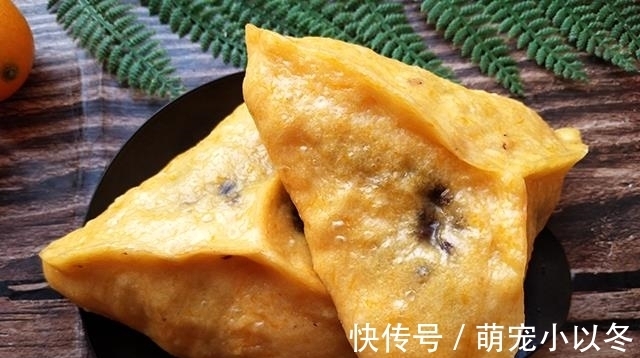 三角包|长假后，我迷上了吃它，每天都要蒸一锅，满满都是馅，好吃防贫血