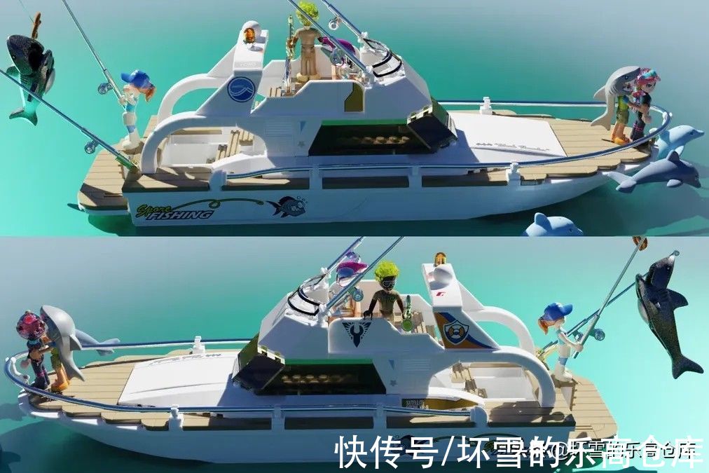 3d游戏|乐高与虚幻引擎的结合，这样的Ideas捕鱼游艇你喜欢吗