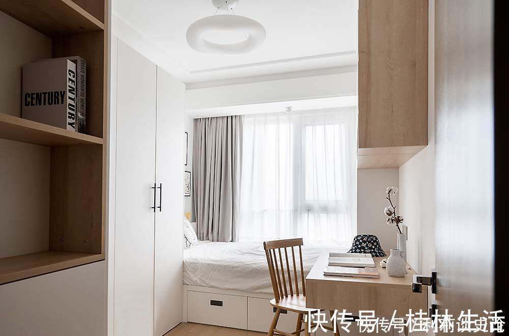 北欧风|看看人家的设计,110㎡简约北欧风,清新明亮有格调!美翻了